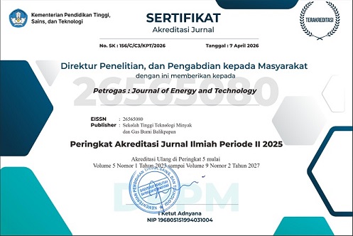 Sertifikat Akreditasi Petrogas